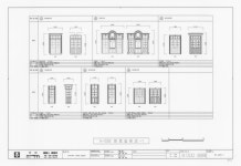 국가유산이미지 | 도면_사적 _창원 진해우체국_실측조사 창호 일람표-1 도면_사적 _창원 진해우체국_실측조사 창호 일람표-1