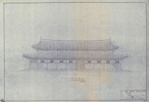 국가유산이미지 | 도면_사적 _대한성공회 강화성당_1 보수공사 우측면도 도면_사적 _대한성공회 강화성당_1 보수공사 우측면도