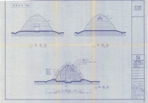 문화재이미지 | 도면_사적 _제주 삼양동 유적_삼양동선사유적지 복원설계(2-1) 각형주거지 입,단면도2 도면_사적 _제주 삼양동 유적... 