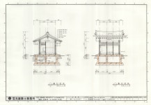 국가유산이미지 | 도면_경상북도기념물_흥암서원_종,횡단면도 도면_경상북도기념물_흥암서원_종,횡단면도