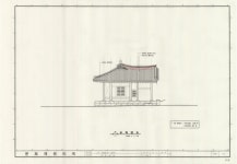 국가유산이미지 | 도면_전라남도민속문화재_나주김효병가옥_보수공사 우측면도4 도면_전라남도민속문화재_나주김효병가옥_보수공사 우측면도4