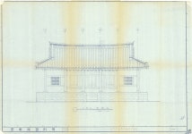 문화재이미지 | 도면_경상북도민속문화재 _안동세덕사_보수공사 정면도2 도면_경상북도민속문화재 _안동세덕사_보수공사 정면도2