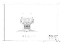 국가유산이미지 | 도면_전라북도유형문화재 _임실이도리미륵불상_임실 이도리 미륵보살 보호각 신축공사 정면도 도면_전라북도유형문화재... 