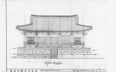 국가유산이미지 | 도면_경상북도유형문화재_용궁향교_보수공사 정면도3 도면_경상북도유형문화재_용궁향교_보수공사 정면도3