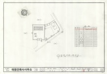 문화재이미지 | 도면_경상남도유형문화재 _갈천서당_보수공사 배치도1 도면_경상남도유형문화재 _갈천서당_보수공사 배치도1