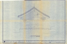 국가유산이미지 | 도면_충청북도유형문화재 _청주 보살사 극락보전_우측면도 도면_충청북도유형문화재 _청주 보살사 극락보전_우측면도