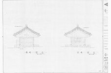 국가유산이미지 | 도면_경상북도유형문화재_선암서원_좌측면도／우측면도 도면_경상북도유형문화재_선암서원_좌측면도／우측면도