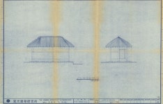 국가유산이미지 | 도면_국가민속문화재 _안동 하회마을_유시흥 방아간 보수공사 배면 및 우측면도 도면_국가민속문화재 _안동 하회마을_유시흥... 