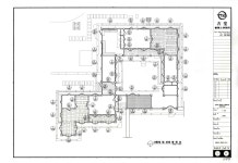 국가유산이미지 | 도면_국가민속문화재 _남양주 궁집_한국의전총가옥기록화사업도면첩 (남양주궁집) 사랑채 및 안채 평면도2 도면... 