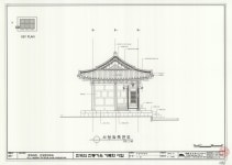 국가유산이미지 | 도면_국가민속문화재_보은 우당 고택_기록화사업 사당 좌측면도 도면_국가민속문화재_보은 우당 고택_기록화사업 사당 좌측면도