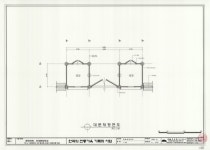 국가유산이미지 | 도면_국가민속문화재_보은 우당 고택_기록화사업 대문채 평면도 도면_국가민속문화재_보은 우당 고택_기록화사업 대문채 평면도