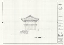 문화재이미지 | 도면_국가민속문화재 _안동 안동권씨 능동재사_보수공사 우측 입면도 도면_국가민속문화재 _안동 안동권씨 능동재사_보수공사... 
