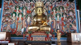 국가유산이미지 | 봉화 중대사 목조보살좌상 및 복장유물 봉화 중대사 목조보살좌상 및 복장유물