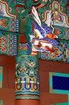 문화재이미지 | 19585_기둥 상부 용두 단청_국가무형 단청장_2001_서울... 단청_국가무형 단청장_2001_서울 부산 순천_기록화_국립무형유산원
