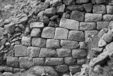 국가유산이미지 | 당동리산성 성벽 외벽 당동리산성 성벽 외벽