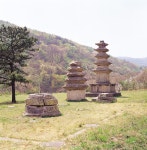 문화재이미지 | 경주 장항리 서 오층석탑_전경_슬라이드(사지서오층석탑13)_건축_2007년(출처 : 국립문화재연구소) 경주 장항리 서 오층석탑... 