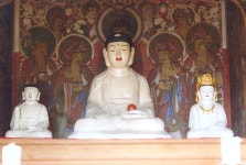 국가유산이미지 | 만월암석불좌상삼존불 만월암석불좌상삼존불