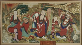 국가유산이미지 | 강릉 보현사 십육나한도 강릉 보현사 십육나한도