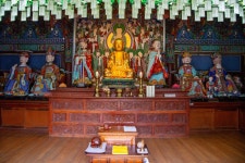 국가유산이미지 | 천안 광덕사 소조지장보살삼존상과 시왕상 일괄(사진)_법당전경 (촬영년도_2024년) 천안 광덕사 소조지장보살삼존상과... 