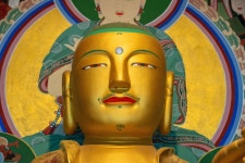 국가유산이미지 | 천안 광덕사 소조지장보살삼존상과 시왕상 일괄(사진)_지장보살 세부 (촬영년도_2024년) 천안 광덕사 소조지장보살삼존상과... 