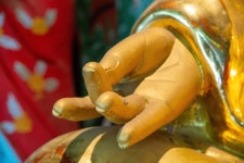 국가유산이미지 | 천안 광덕사 소조지장보살삼존상과 시왕상 일괄(사진)_지장보살 세부 (촬영년도_2024년) 천안 광덕사 소조지장보살삼존상과... 