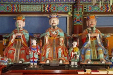 국가유산이미지 | 천안 광덕사 소조지장보살삼존상과 시왕상 일괄(사진)_시왕상 (촬영년도_2024년) 천안 광덕사 소조지장보살삼존상과 시왕상... 