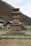 국가유산이미지 | 영양 화천리 삼층석탑_남측면_건축_2015년(출처 : 국립문화재연구소) 영양 화천리 삼층석탑_남측면_건축_2015년(출처... 