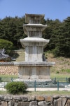 국가유산이미지 | 상주 화달리 삼층석탑_남측면_건축_2014년(출처 : 국립문화재연구소) 상주 화달리 삼층석탑_남측면_건축_2014년(출처... 
