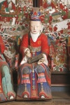 국가유산이미지 | 보물_강화 전등사 목조지장보살삼존상 및 시왕상 일괄_제6변성대왕의좌상(우3)-02_문화재대관(보물-불교조각2) 보물_강화... 