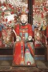 국가유산이미지 | 보물_강화 전등사 목조지장보살삼존상 및 시왕상 일괄_제4오관대왕의좌상(우2)-03_문화재대관(보물-불교조각2) 보물_강화... 