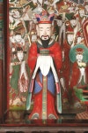 문화재이미지 | 보물_강화 전등사 목조지장보살삼존상 및 시왕상 일괄_무독귀왕입상(우)-02_문화재대관(보물-불교조각2) 보물_강화 전등사... 