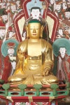 국가유산이미지 | 보물_강화 전등사 목조지장보살삼존상 및 시왕상 일괄_지장보살좌상(본존)-01_문화재대관(보물-불교조각2) 보물_강화 전등사... 