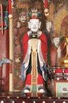 국가유산이미지 | 보물_서울 화계사 목조지장보살삼존상 및 시왕상 일괄_무독귀왕입상(우)_문화재대관(보물-불교조각2) 보물_서울 화계사... 