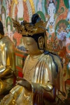 국가유산이미지 | 서천 봉서사 목조아미타여래삼존좌상(사진)... (촬영년도_2024년) 서천 봉서사 목조아미타여래삼존좌상(사진)_좌협시보살... 