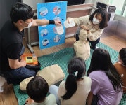 호남대학교 커뮤니티 HNU News 대학뉴스 응급구조학과, 지역아동센터서 심폐소생술 교육