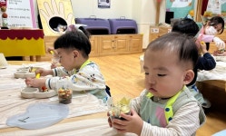 호남대학교 커뮤니티 HNU News 대학뉴스 광산구어린이급식관리센터, 굿모닝어린이집 영·유아 체험관 교육