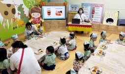 호남대학교 커뮤니티 HNU News 대학뉴스 광산구어린이급식지원센터, 리채아이어린이집 영·유아 체험관 교육