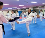 호남대학교 커뮤니티 HNU News 대학뉴스 태권도경호학과, 독일 관광객 ‘태권도 체험’ 진행