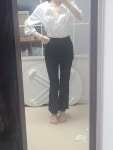 ♥ H O T P I N G ♥ 너무 예쁘고 편하네용 163/45인데 여유있게 입고 싶어서 m사이즈했어요 밴딩없이도 맞는 사이즈인데 밴딩 있...사용후기... 