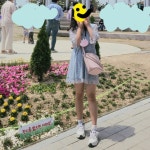 ♥ H O T P I N G ♥ 키 170에 66사이즈 옷은 진짜진짜 이쁜데 길이가 짧아서 팔을 들 수가 없었어요ㅠㅠ 팔뚝도 안 조이고 하늘...사용후기... 