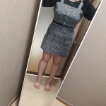 ♥ H O T P I N G ♥ 가슴사이즈가 85에E라서 3사이즈했는데 역시 이게 맞네용 치마는 넉넉합니다 그리고 진사용후기 - 핫핑