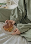 [MADE] 테리 오버핏 오픈카라맨투맨+밴딩팬츠set[44~110]-♥핫핑♥ [MADE] 테리 오버핏 오픈카라맨투맨+밴딩팬츠set[44~110]