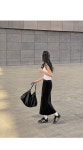 H가양미인 | 플랫밴딩 H라인 롱스커트(44~110)(빅사이즈스커트-베이직핏-트레이닝스커트-밴딩롱치마-하체군살실종-하체미인-체형커버-군살커버)