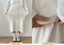 H가양미인 | 플랫밴딩 H라인 롱스커트(44~110)(빅사이즈스커트-베이직핏-트레이닝스커트-밴딩롱치마-하체군살실종-하체미인-체형커버-군살커버)