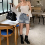 [비율좋아보여🤍][3계절/군살커버템][MADE] 페트리 워싱 데님 숏팬츠 (25~36) [비율좋아보여🤍][3계절/군살커버템][MADE] 페트리 워싱 데님... 