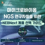 [NEB] 마이크로바이옴 NGS 연구자들을 위한 NEBNext 제품 선택 가이드 | 연구용제품 > Bio마켓 | BRIC
