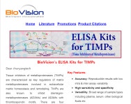 ELISA Kits for Tissue Inhibitors of Metalloproteinases (TIMPs) > BRIC ELISA Kits for Tissue Inhibitors of Metalloproteinases (TIMPs)