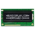 3.3V/5V 16x2 1602 Character LCD Module,White on Black,High Contrast ERM1602DNS-3 : LCD... 3V/5V 16x2 1602 Character LCD Module,White on Black... 