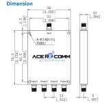 [P-0108.S420.1] 전력분배기 SMA 4Way 20Watt 1~8GHz : 계측기 종합 기획전 > 측정 / 테스트 장비