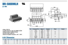 500DHLM (6PIN) : 5.00mm Pitch > MINIATURE TYPE > 비룡전자... > 커넥터 500DHLM (6PIN) : 5.00mm Pitch > MINIATURE TYPE  > 비룡전자... 